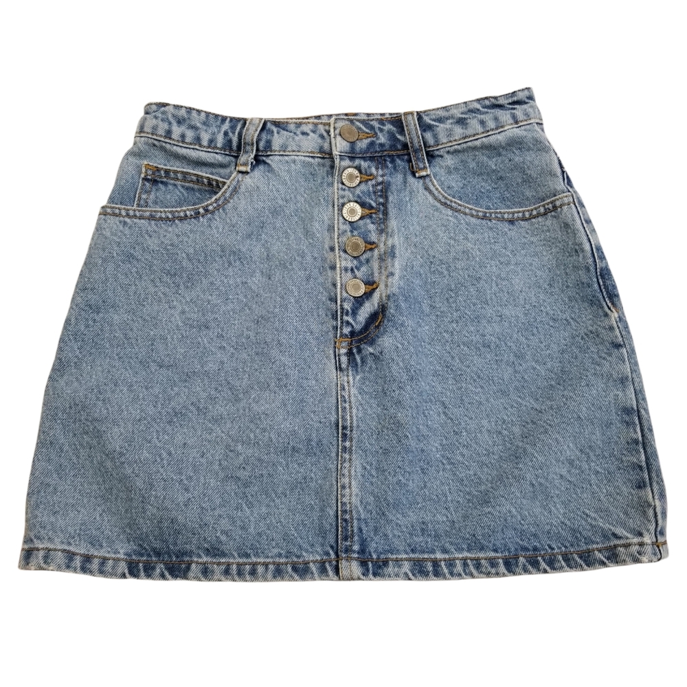 COPY - J. Galt Denim Button Fly Skirt Medium. Perfect for this Spring!